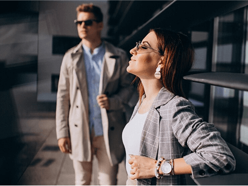 Cassandre overshirt in Trouville Beach Blue Denim